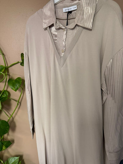 blouse and an attached inner shirt
