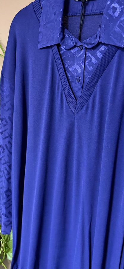 blouse and an attached inner shirt