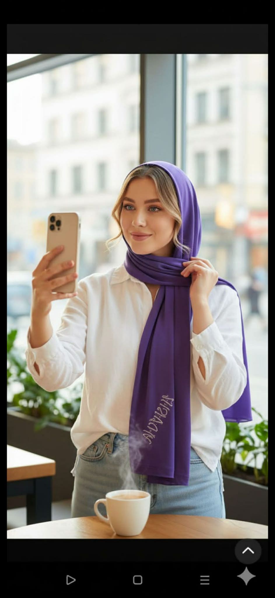 Original Emirati Kashkha Hijab